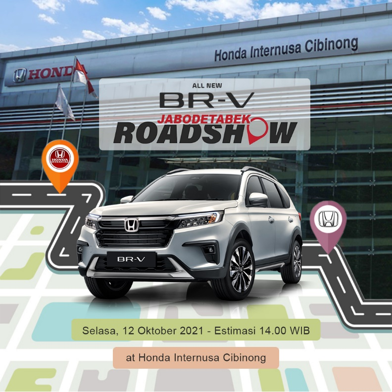 All New Honda BR-V Gelar Roadshow Jabodetabek dengan Diecast Skala1:1